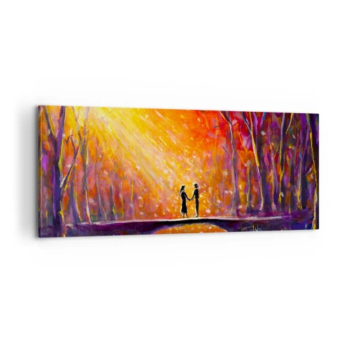 Tablou pe pânză - Și cerul îi iubește - 100x40 cm