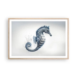 Poster în ramă de stejar deschis - O glumă inocentă a naturii - 91x61 cm