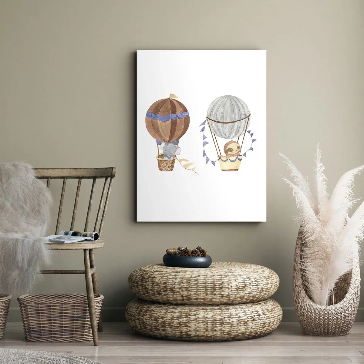 Tablou pe pânză - Prieteni de călătorie - 55x100 cm