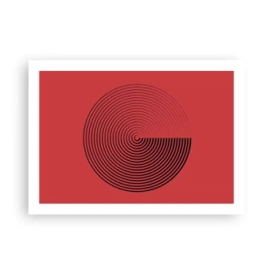 Poster - Mișcare circulară - 70x50 cm