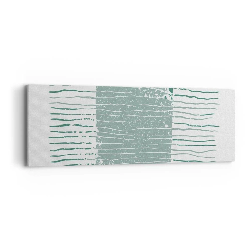 Tablou pe pânză - Abstracție marină - 90x30 cm