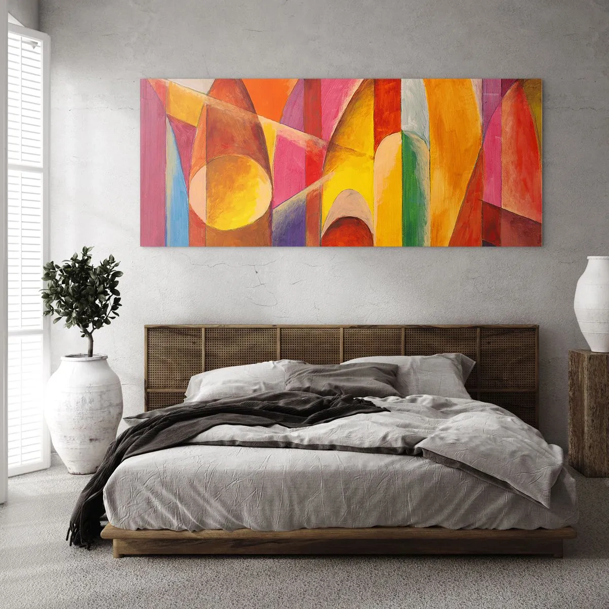 Tablou pe sticlă - Catedrala Soarelui - 140x50 cm