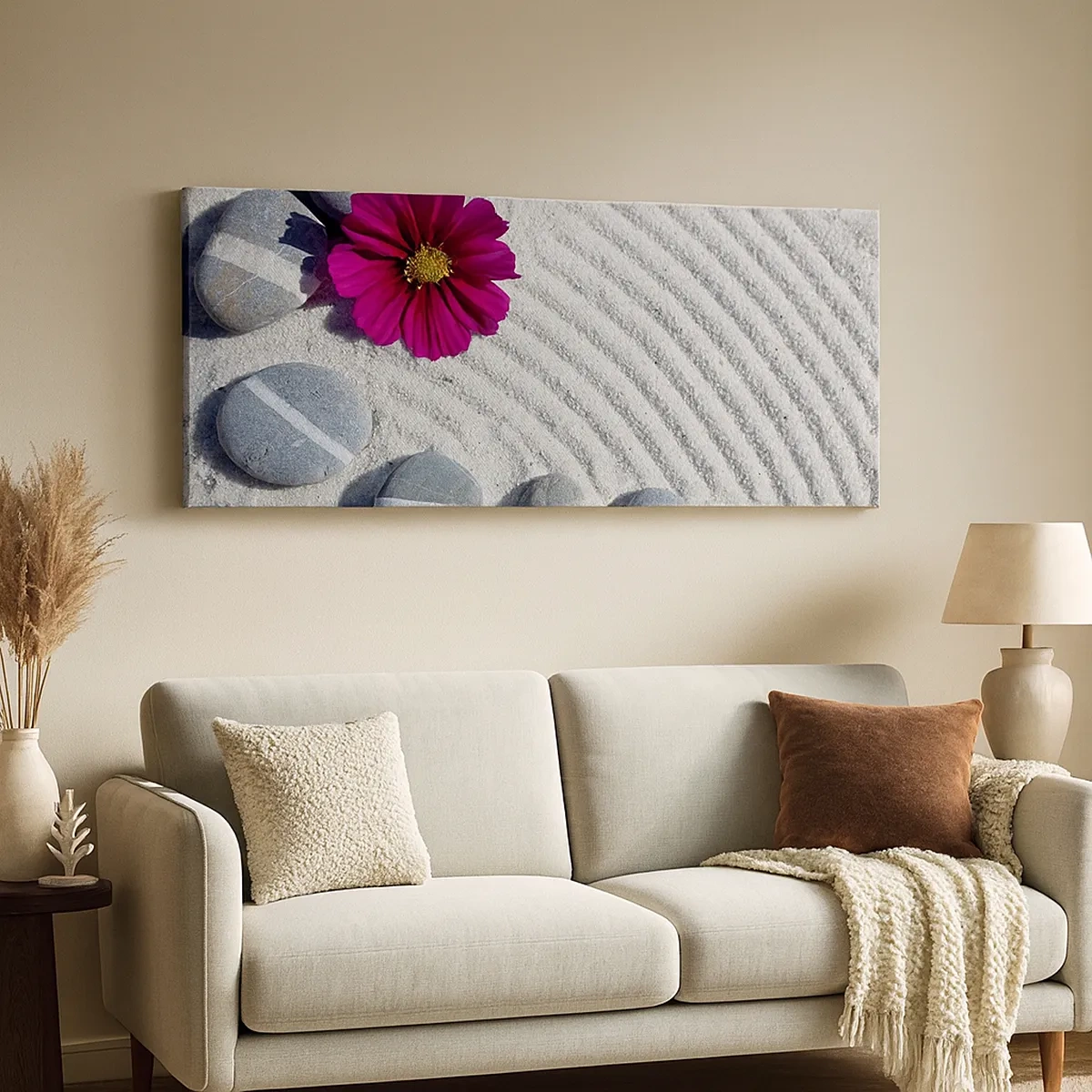 Tablou pe pânză - Energia și liniștea cercului magic al naturii - 30x30 cm