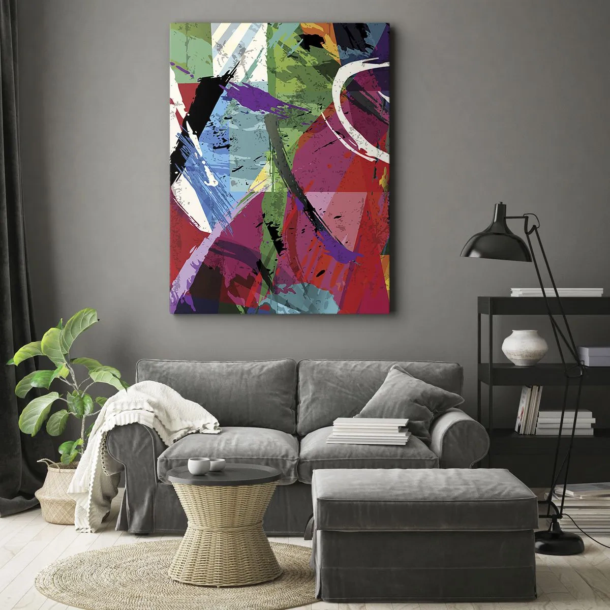 Tablou pe pânză - Rapid, vioi și plin de viață - 50x70 cm