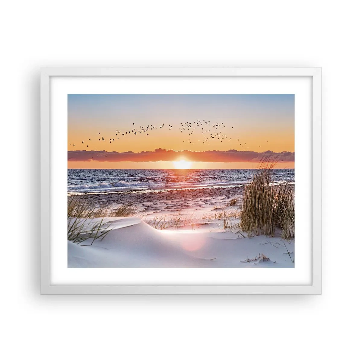 Poster în ramă albă - Peisaj orizontal - 50x40 cm