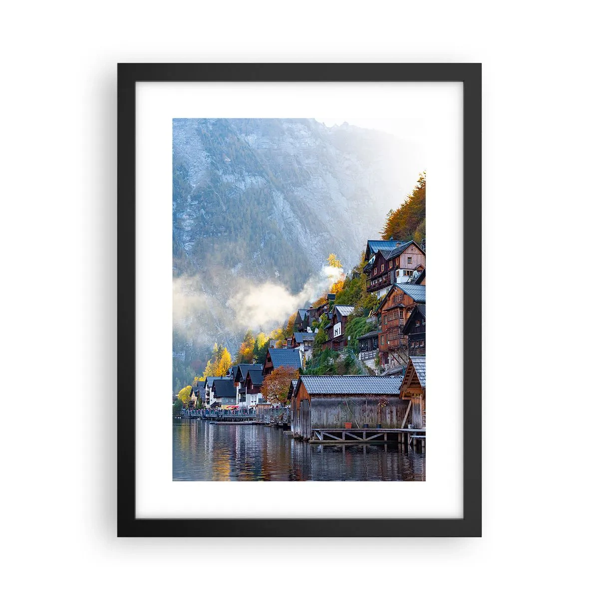 Poster în ramă neagră - Atmosferă alpină - 30x40 cm