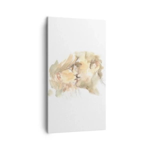 Tablou pe pânză - Jumătatea găsită? - 45x80 cm