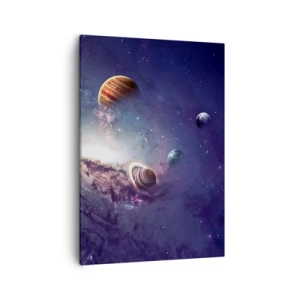 Tablou pe pânză - Sistemul de dans solar - 50x70 cm