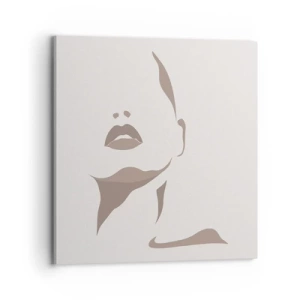 Tablou pe pânză - Creată din lumină și umbră - 70x70 cm