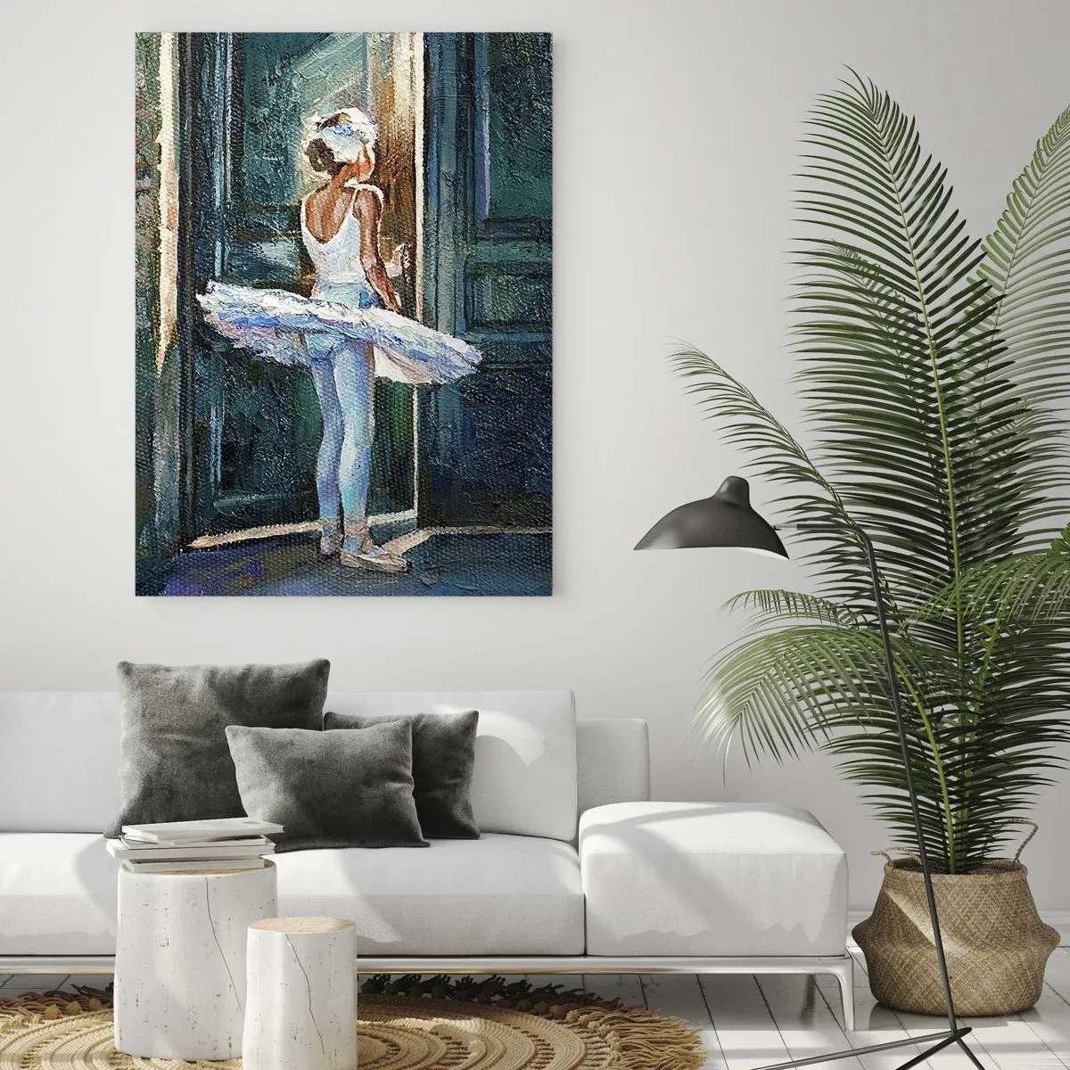 Tablou pe sticlă - Înainte de spectacol - 80x120 cm