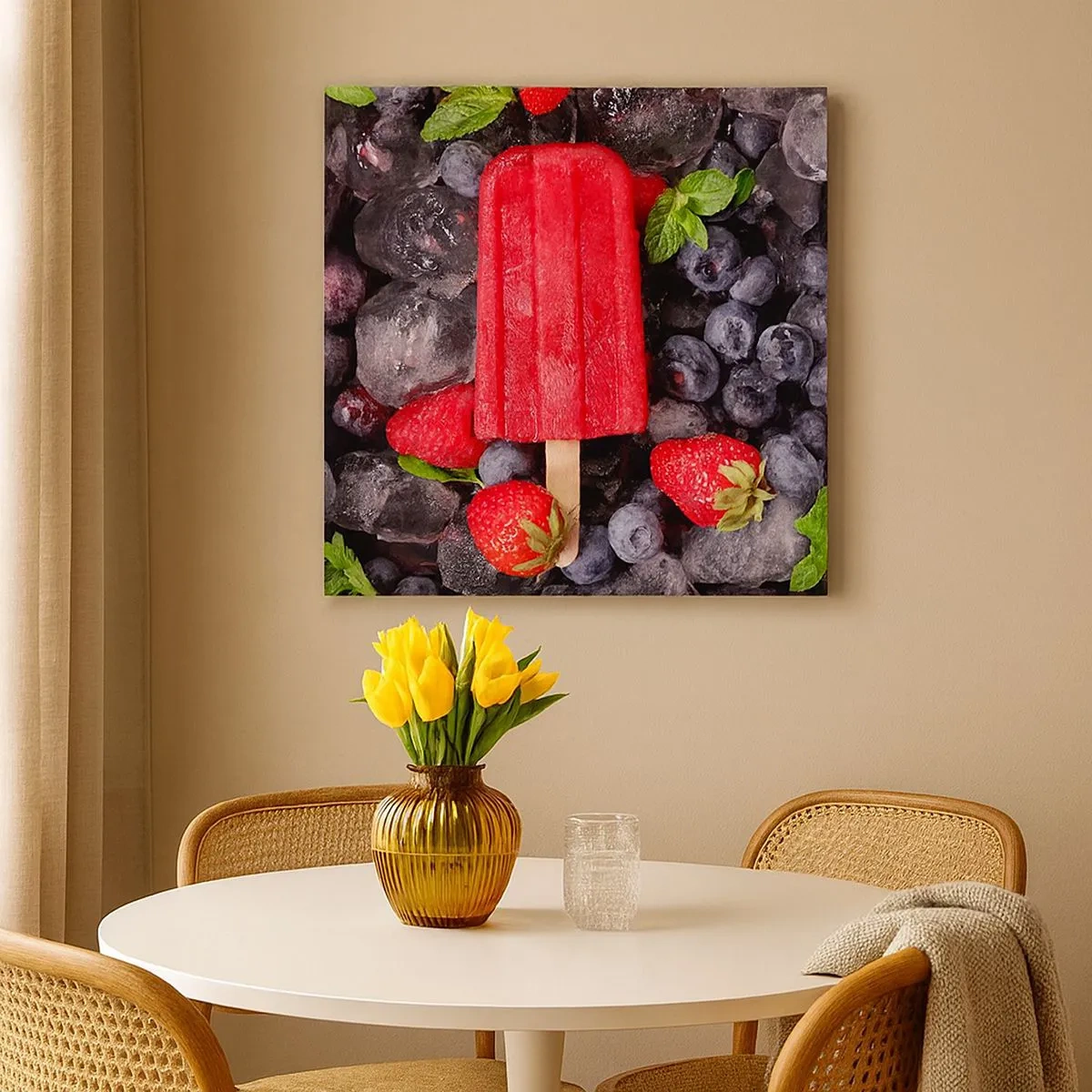 Tablou pe pânză - Umbra unei veri fierbinți - 30x30 cm