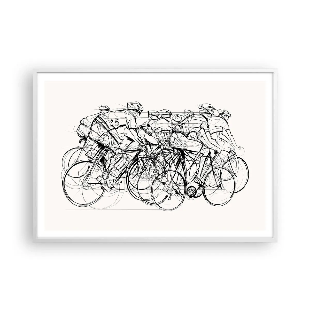 Poster în ramă albă - Mână în mână - 100x70 cm