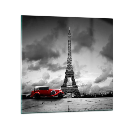 Tablou pe sticlă - Nu cu mult timp în urmă, la Paris - 70x70 cm