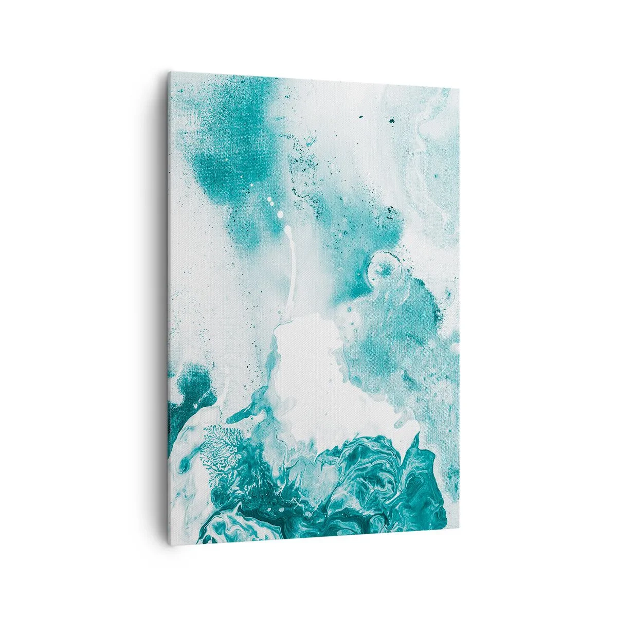 Tablou pe pânză - Câmpii inundabile de albastru - 70x100 cm