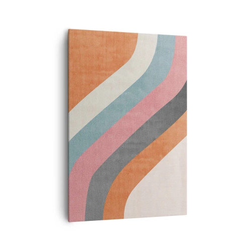 Tablou pe pânză - Compoziție diagonală - mișcare - 70x100 cm