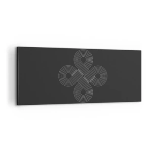 Tablou pe pânză - În spirit celtic - 120x50 cm