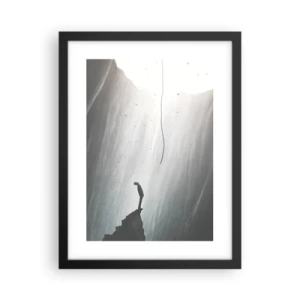 Poster în ramă neagră - Există întotdeauna o cale de ieșire - 30x40 cm