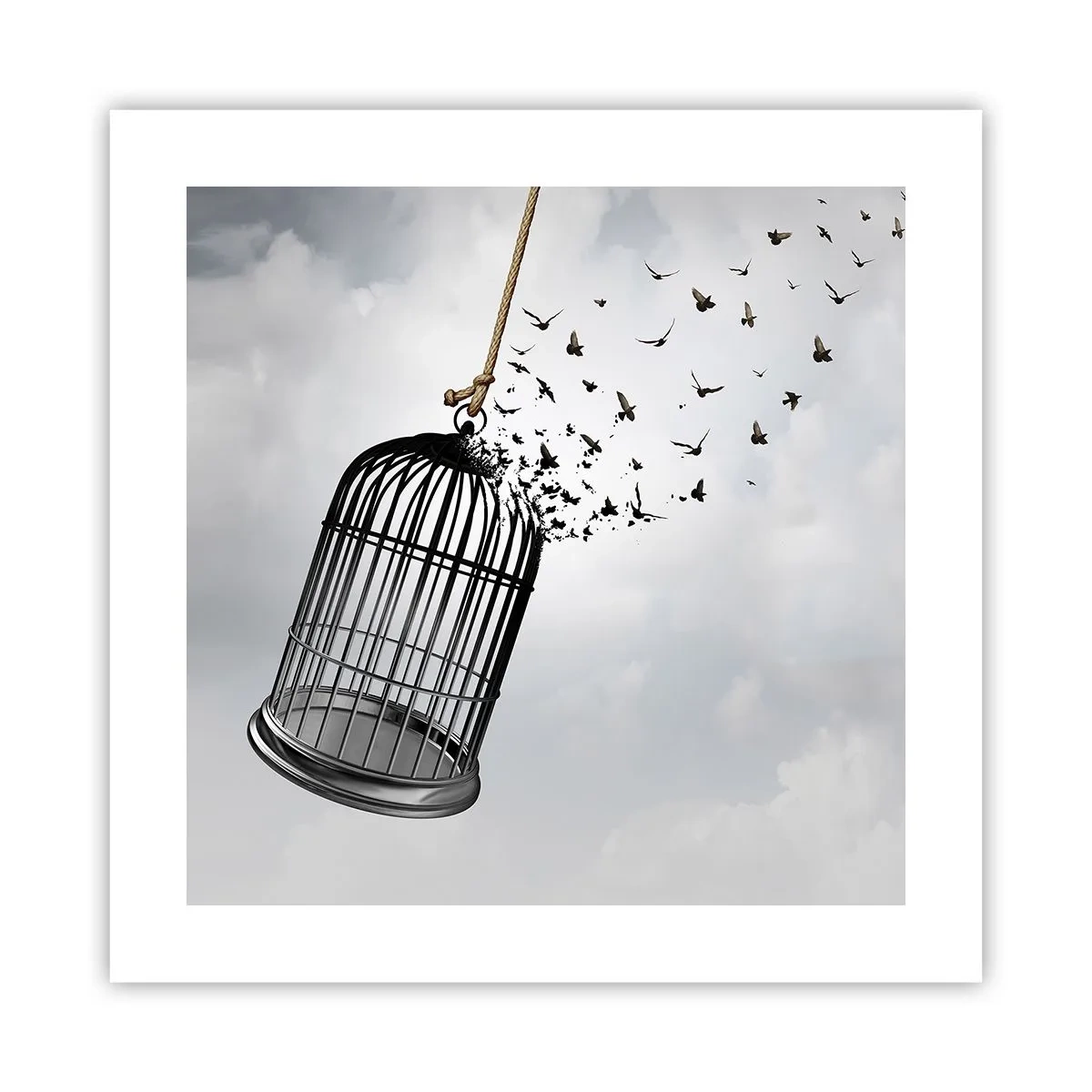 Poster - Credință...Speranță...Libertate! - 40x40 cm
