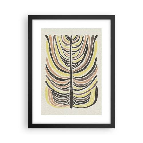 Poster în ramă neagră - Abstracția plină de viață - 30x40 cm