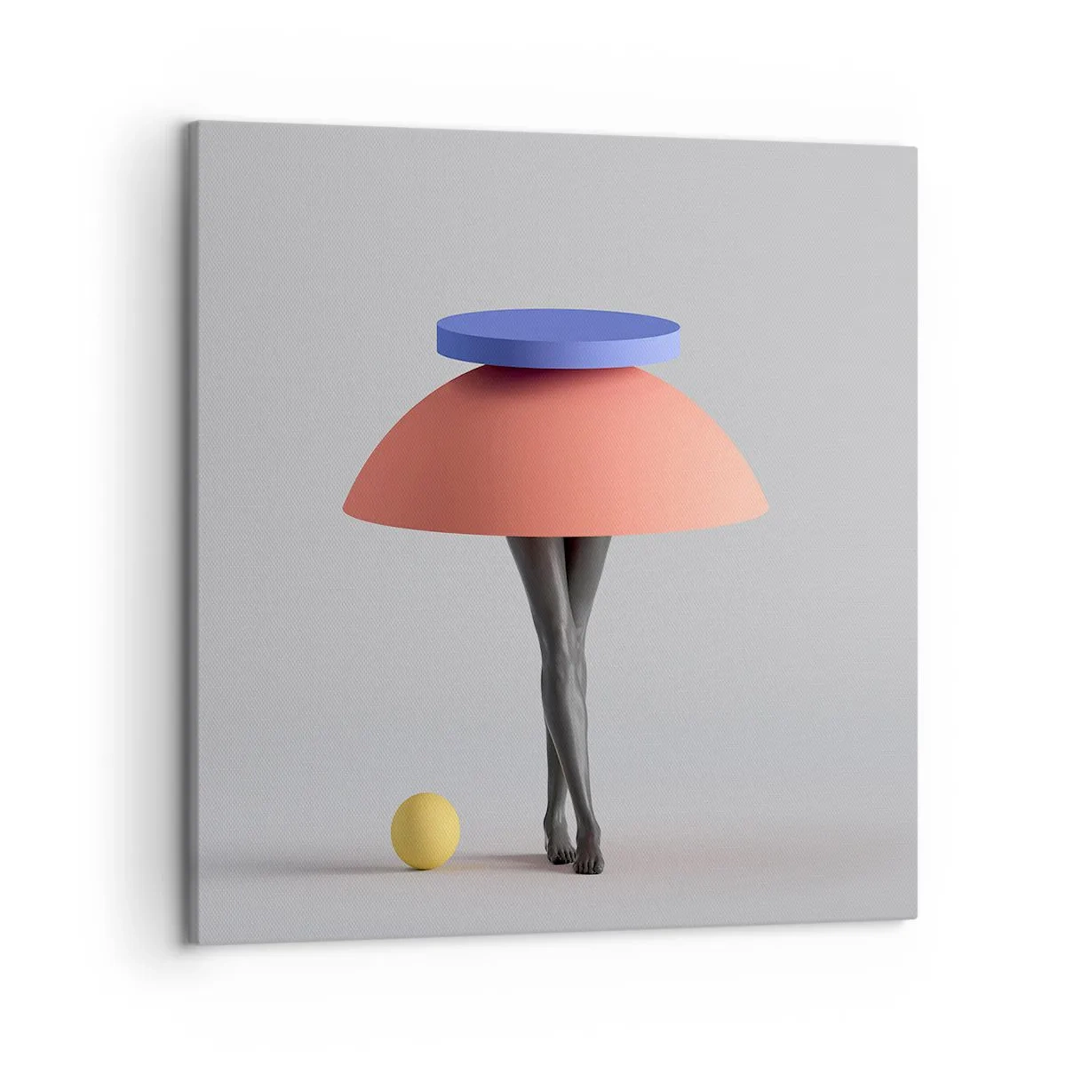 Tablou pe pânză - Compoziție suprarealistă - 50x50 cm