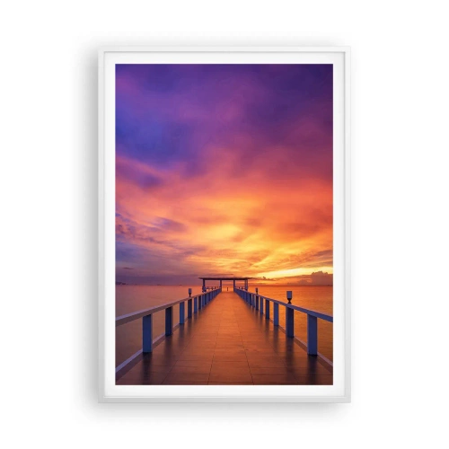 Poster în ramă albă - Fără sfârșit - 70x100 cm