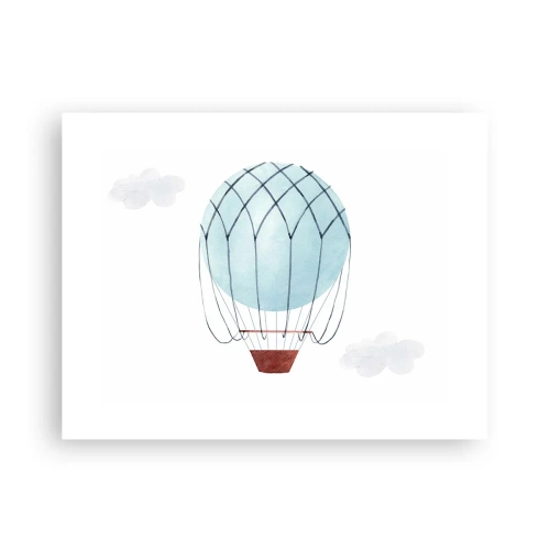 Poster - Complet în nori - 40x30 cm