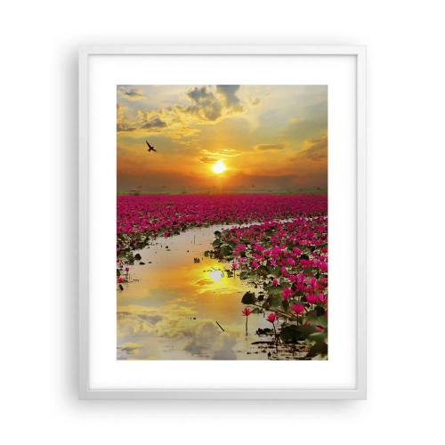 Poster în ramă albă - Viața secretă a lacului - 40x50 cm