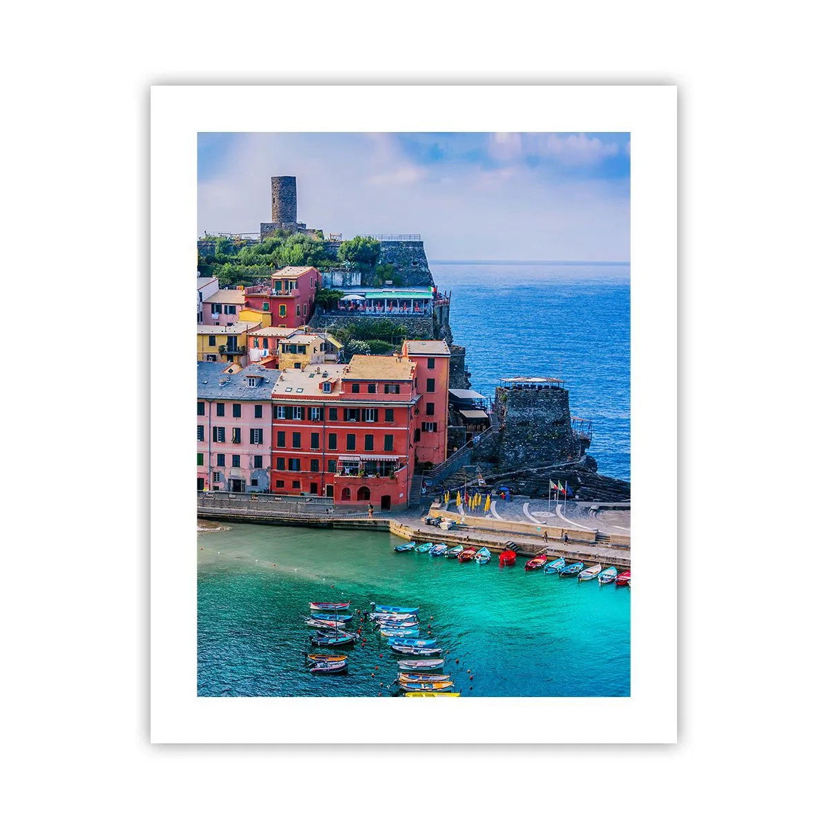 Poster - Orașul mediteraneean magic - 40x50 cm