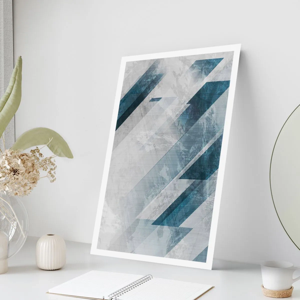 Poster - Compoziția spațială - mișcarea griului - 70x100 cm