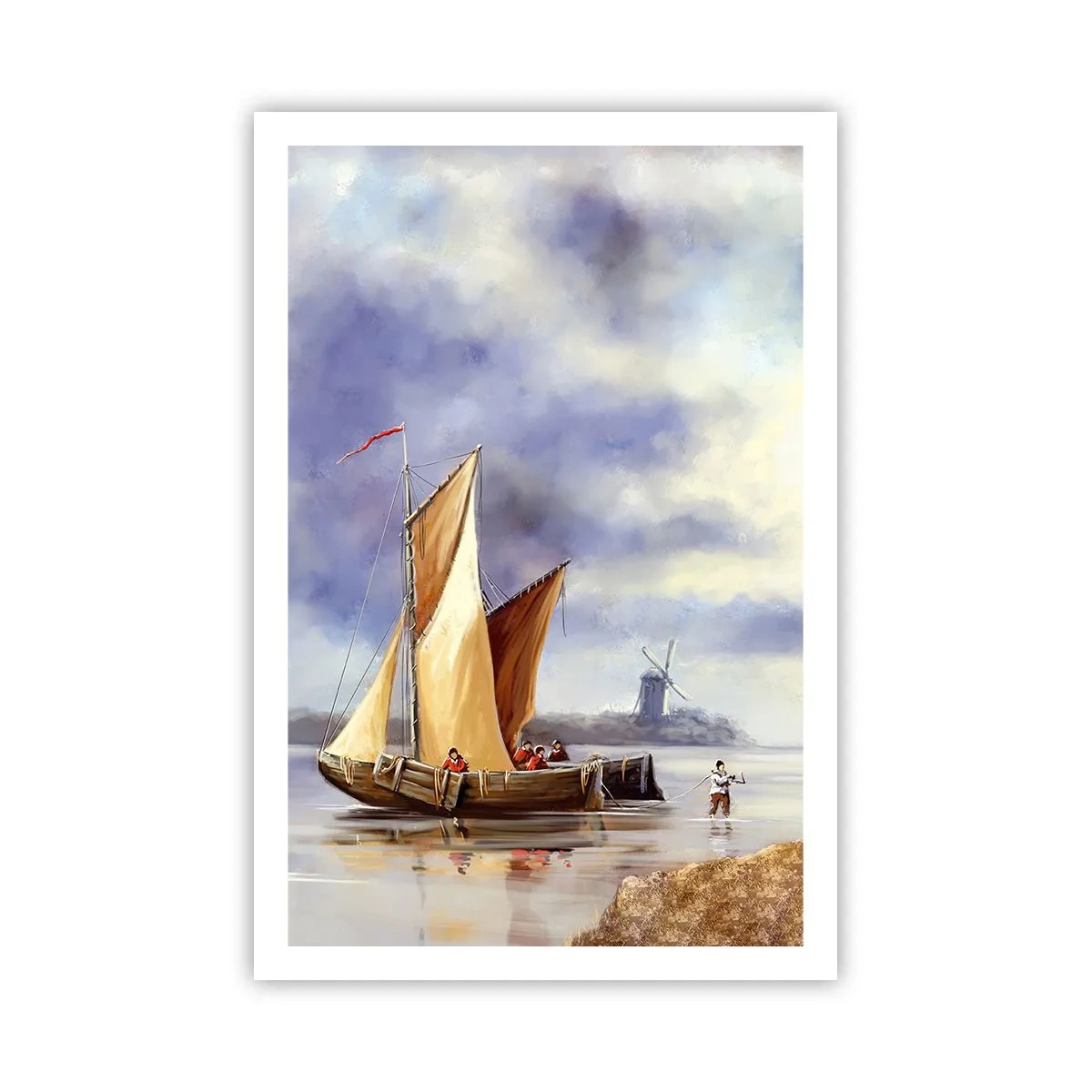 Poster - Întoarcerea marinarilor - 61x91 cm