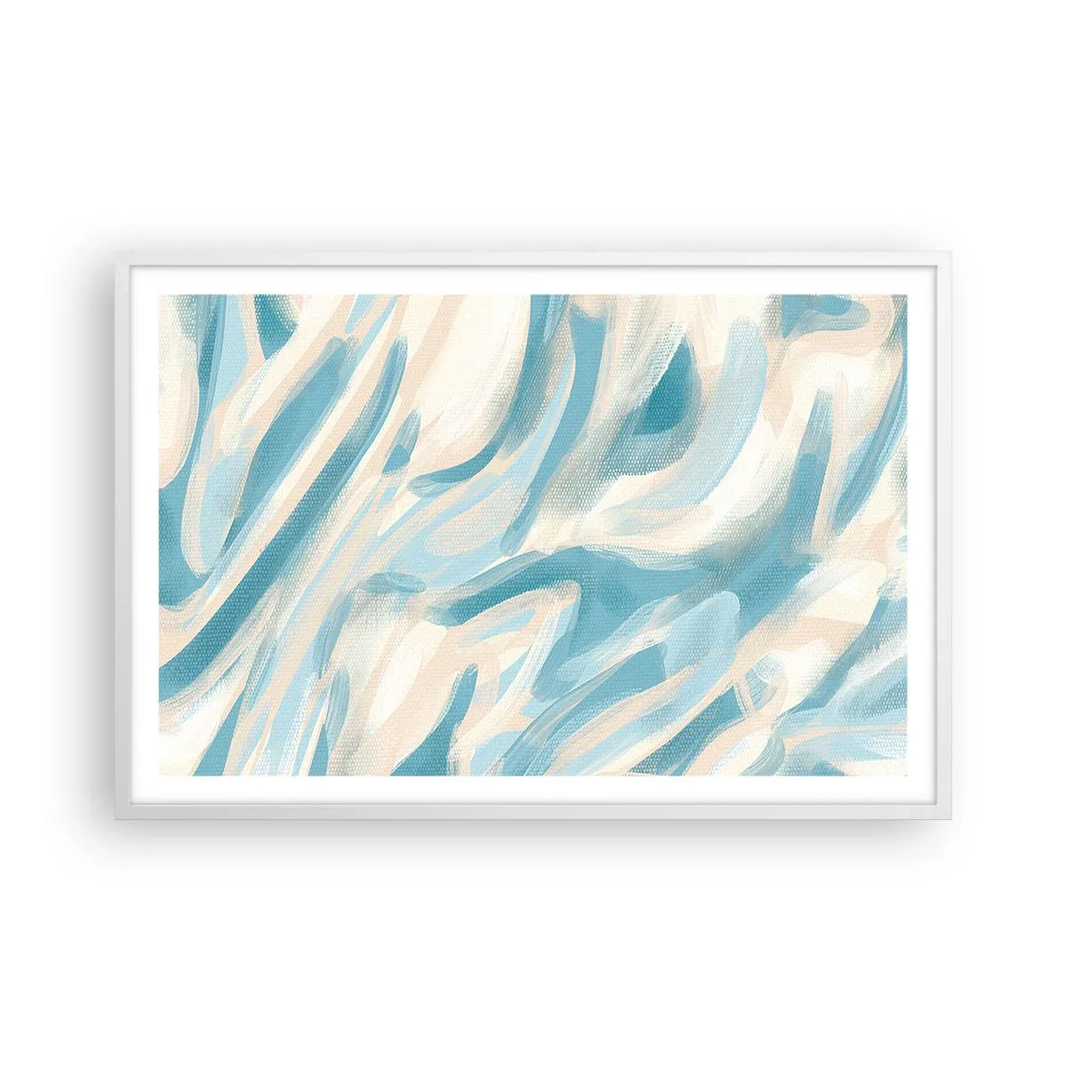 Poster în ramă albă - Brize de primăvară - 91x61 cm