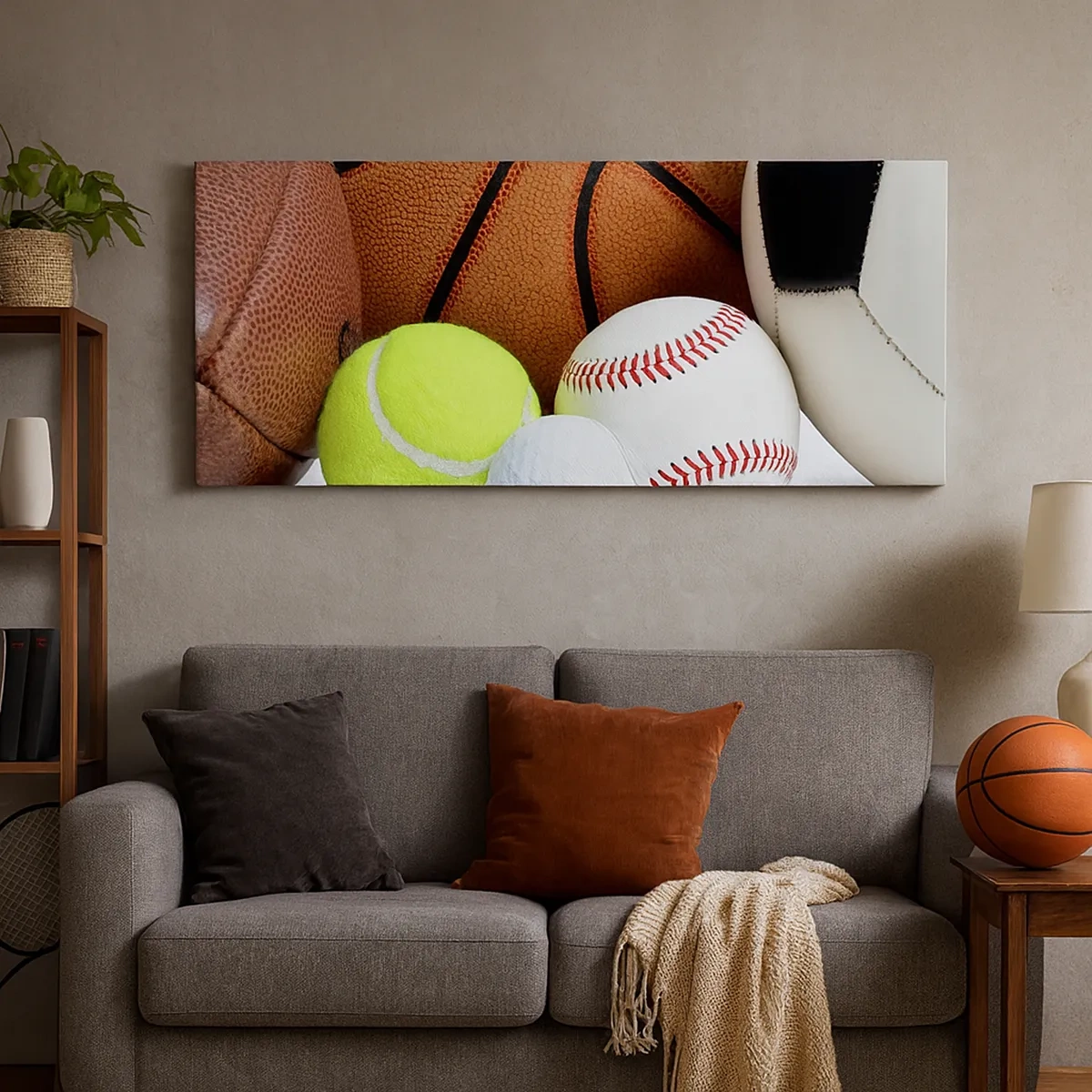 Tablou pe pânză - Ne leagă mingea! - 30x30 cm