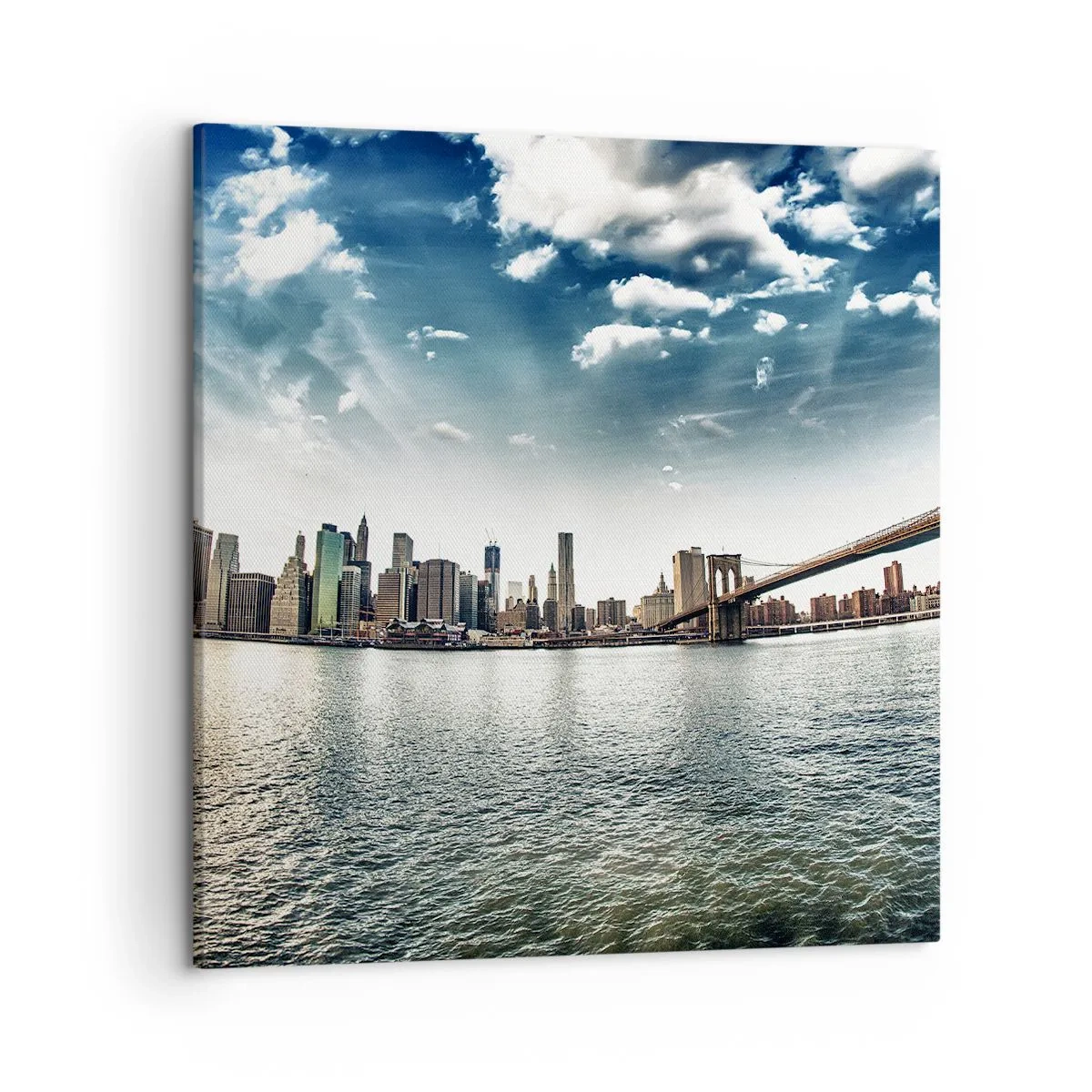 Tablou pe pânză - Insula de sticlă - 50x50 cm