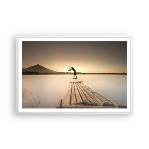 Poster în ramă albă - Înainte de odihnă - 91x61 cm