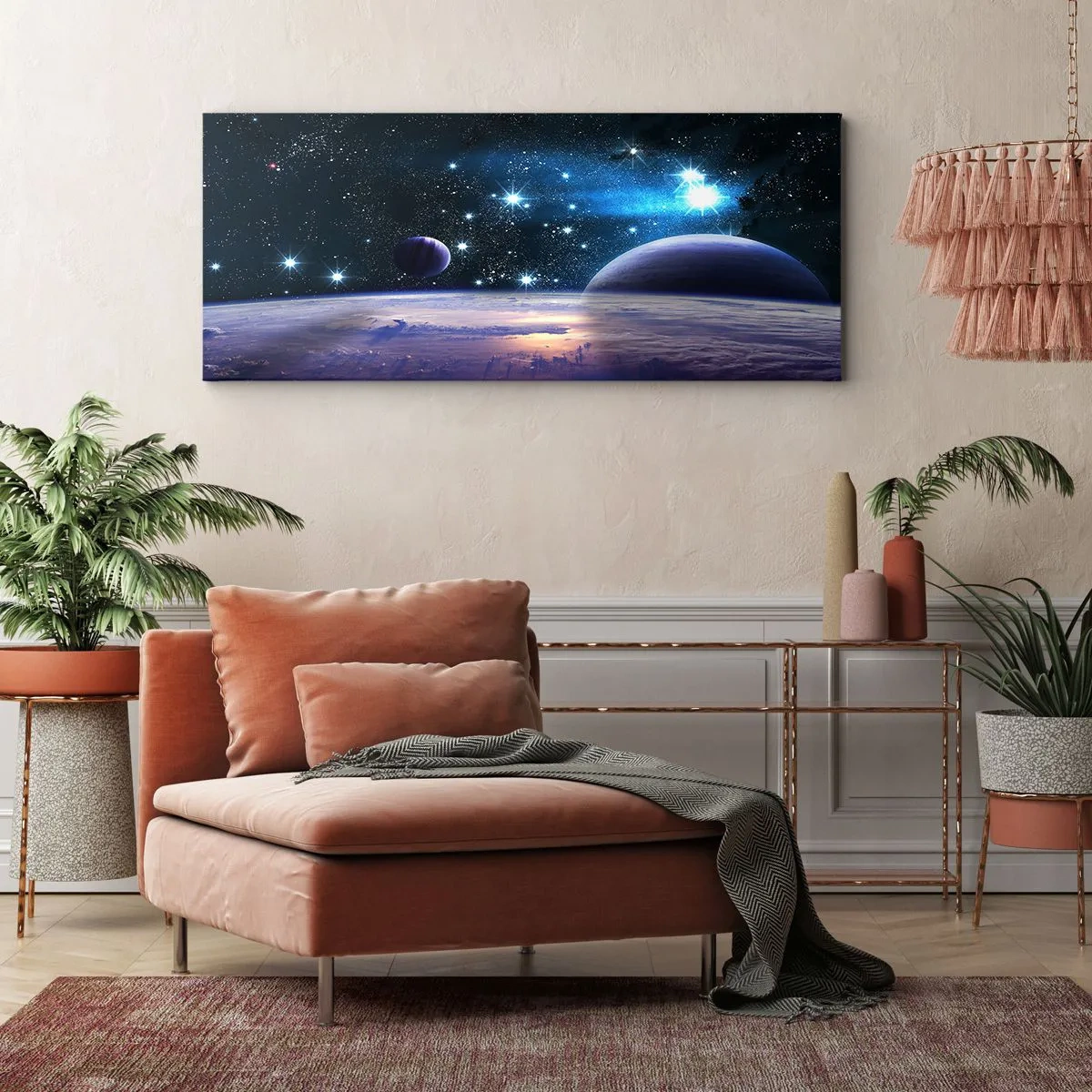 Tablou pe pânză - Tot singuri? - 140x50 cm