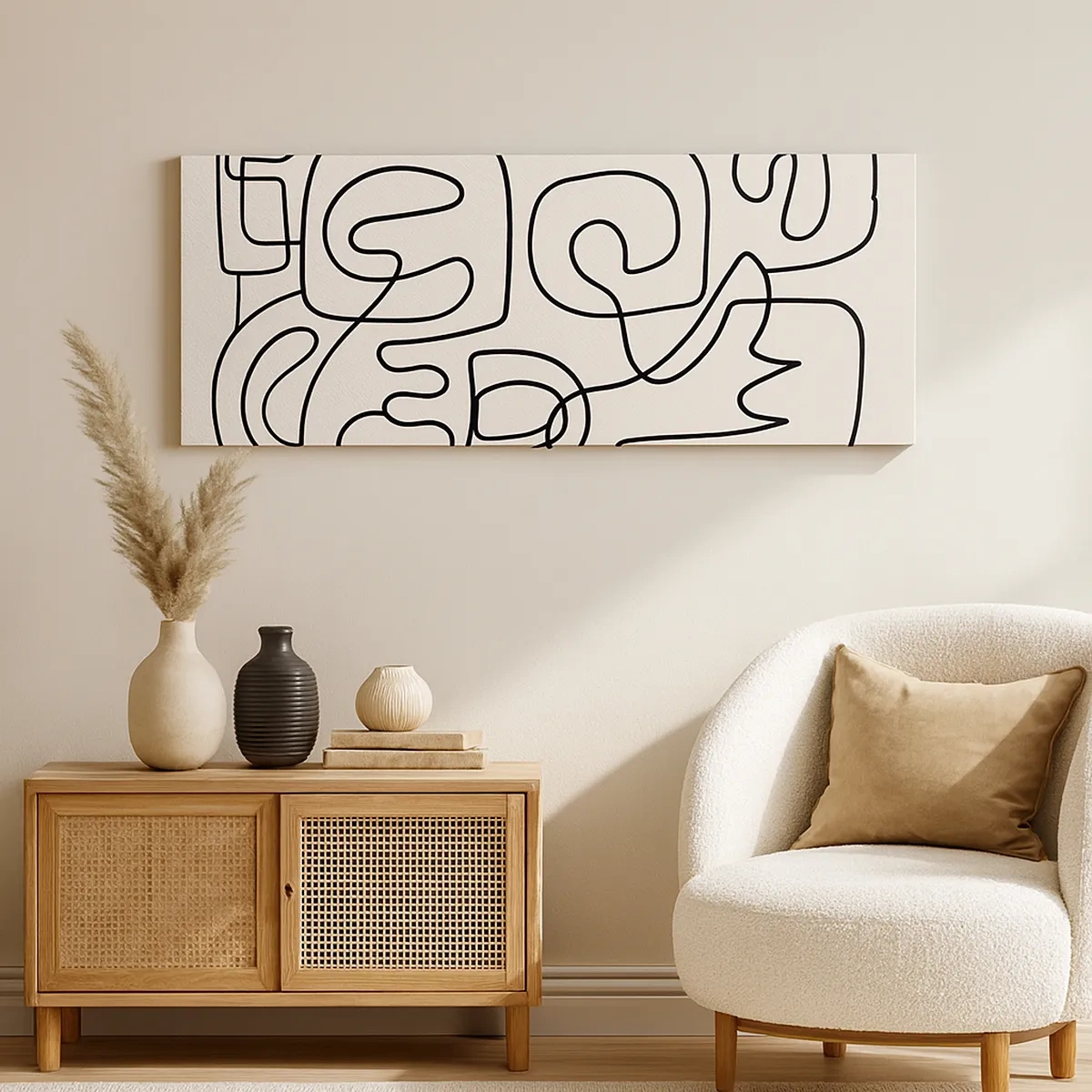 Tablou pe pânză - Pe traseu - 30x30 cm