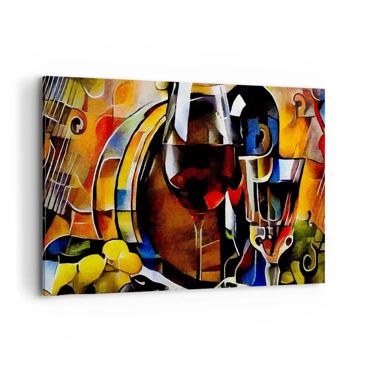 Tablou pe pânză - Și lumea devine mai colorată - 100x70 cm