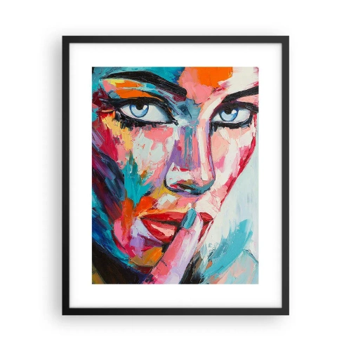 Poster în ramă neagră - Primul nostru secret - 40x50 cm