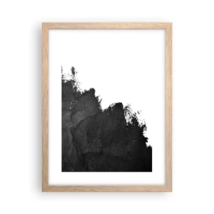 Poster în ramă de stejar deschis - Elemente: pământ - 30x40 cm