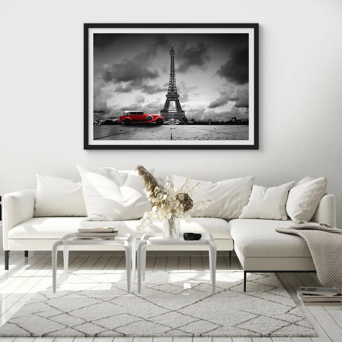 Poster în ramă neagră - Nu cu mult timp în urmă, la Paris - 70x50 cm