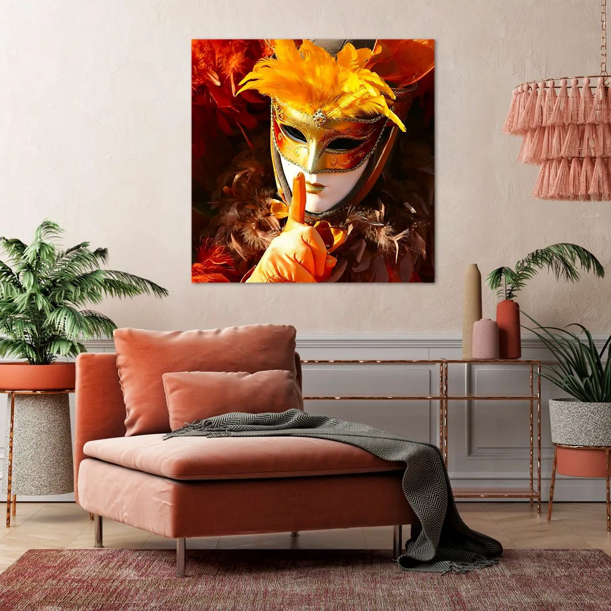 Tablou pe pânză - Misterul face parte din joc - 40x40 cm