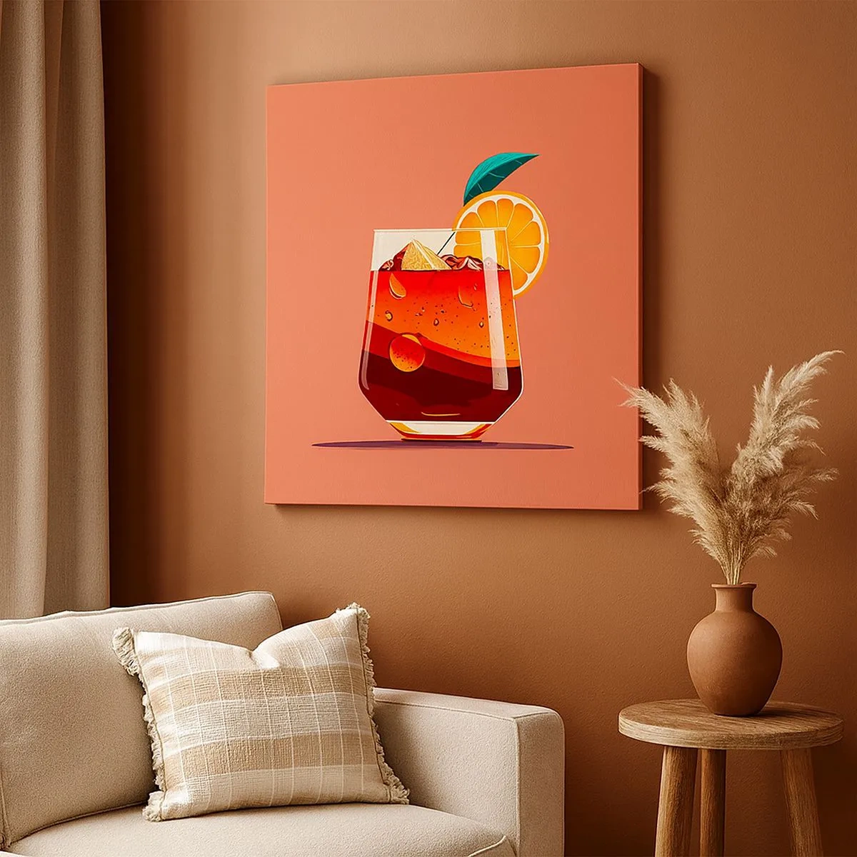 Tablou pe pânză - Răcoare de vară - 30x30 cm