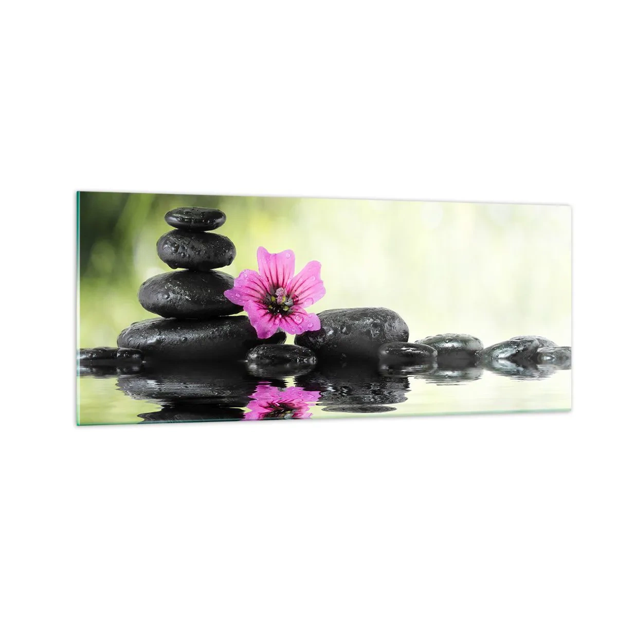 Tablou pe sticlă - Timp pentru suflet - 100x40 cm