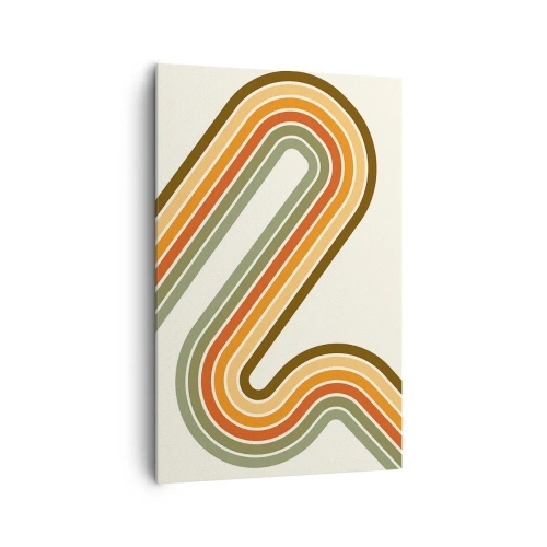 Tablou pe pânză - Cu zigzag până la destinație - 80x120 cm