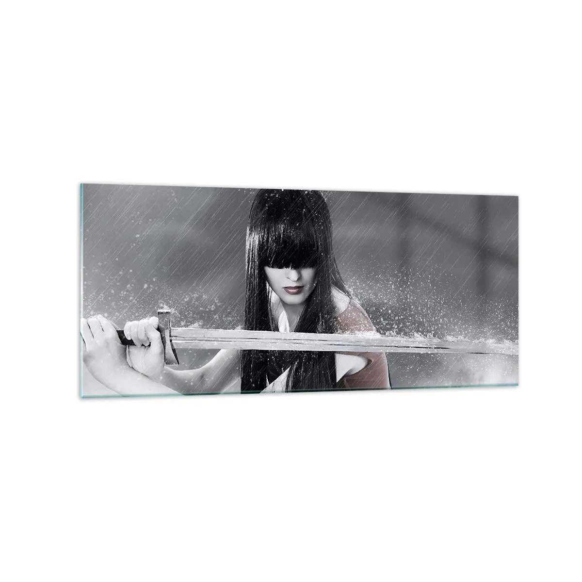 Tablou pe sticlă - Frumoasă și periculoasă - 120x50 cm