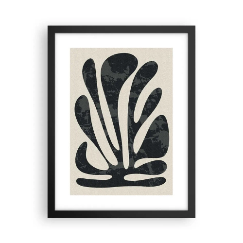 Poster în ramă neagră - Abstracție cu mai multe degete - 30x40 cm