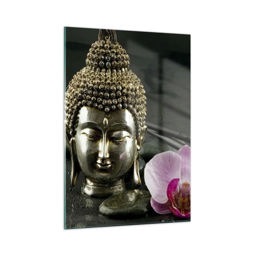 Tablou pe sticlă - Armonie între înțelepciune și frumusețe - 50x70 cm