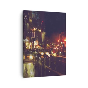 Tablou pe pânză - Scufundat în lumina nopții - 50x70 cm