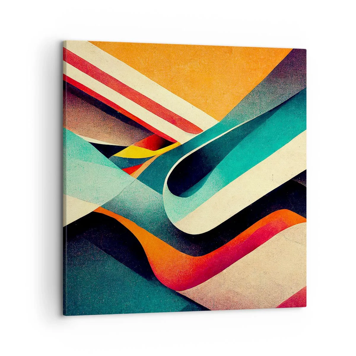 Tablou pe pânză - Compoziție intensă - 50x50 cm