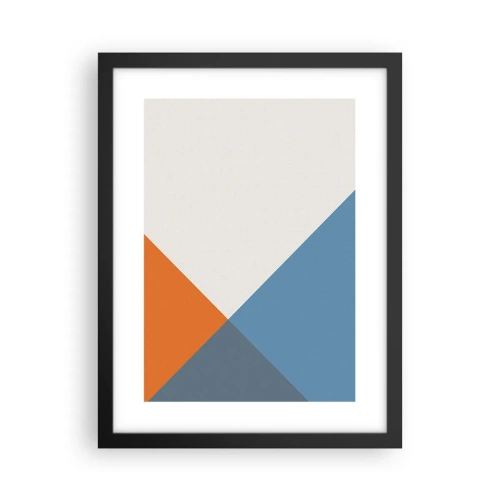 Poster în ramă neagră - La un unghi drept - 30x40 cm